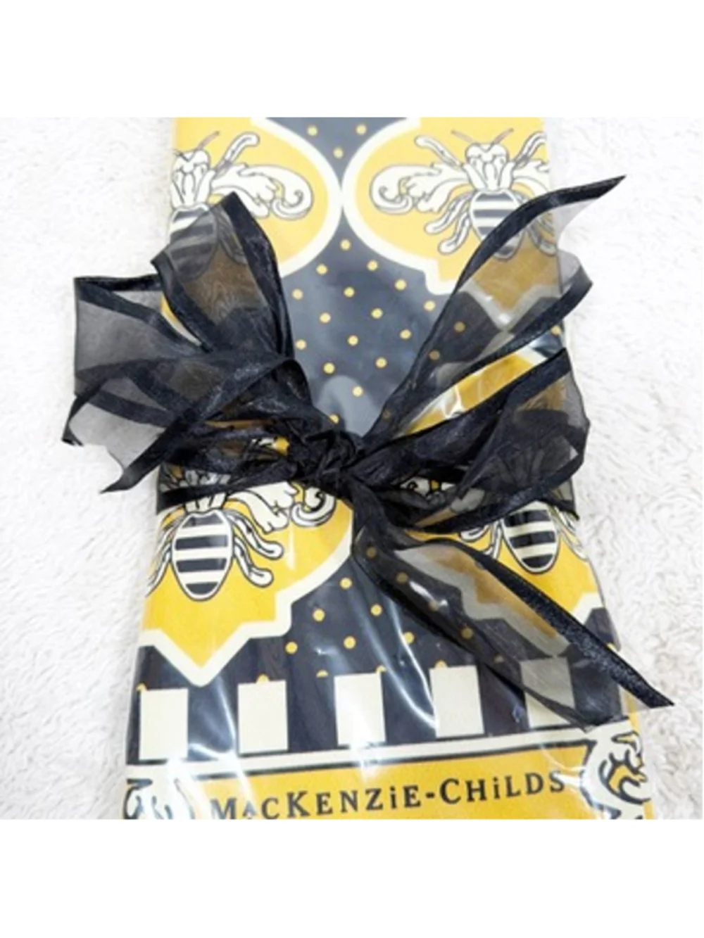 MacKenzie-Childs Queen Bee Dish Towel & Mary Lake Thompson Flour Sack Cotton NWT